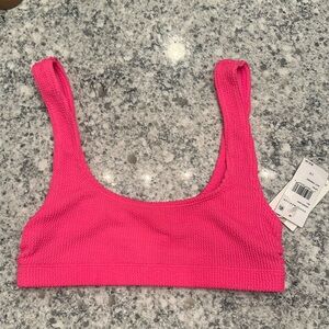 Good American swim top new with tags. Size 1/2